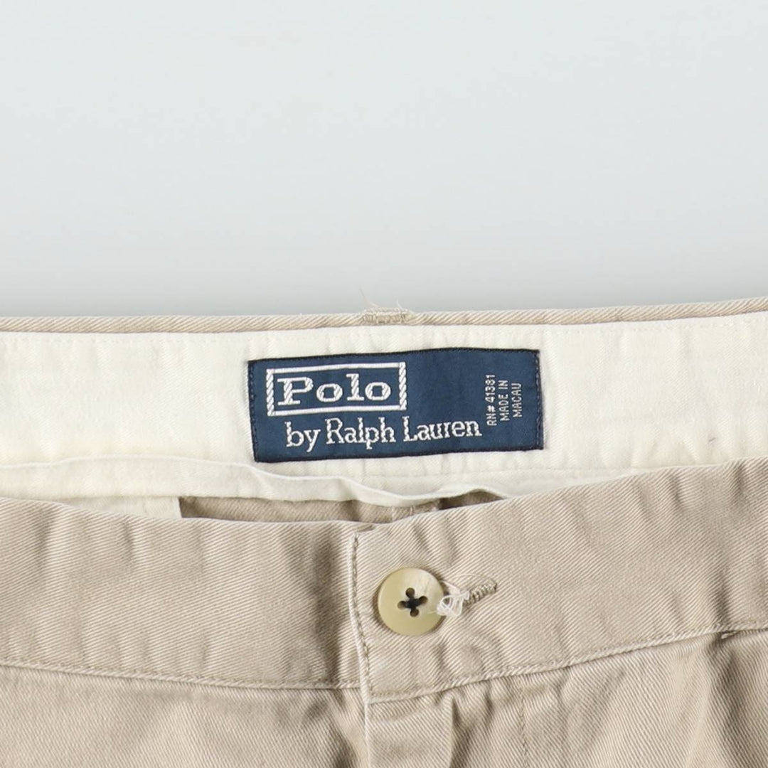 Ralph Lauren POLO by Ralph Lauren Chino Pants Men's W35 equivalent cotton Beige type Vintage Second Hand