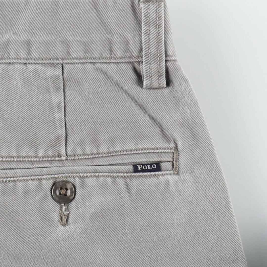 Ralph Lauren POLO RALPH LAUREN CLASSIC FIT Chino Pants, Men's W30 (approx.) cotton gray type Vintage Second Hand