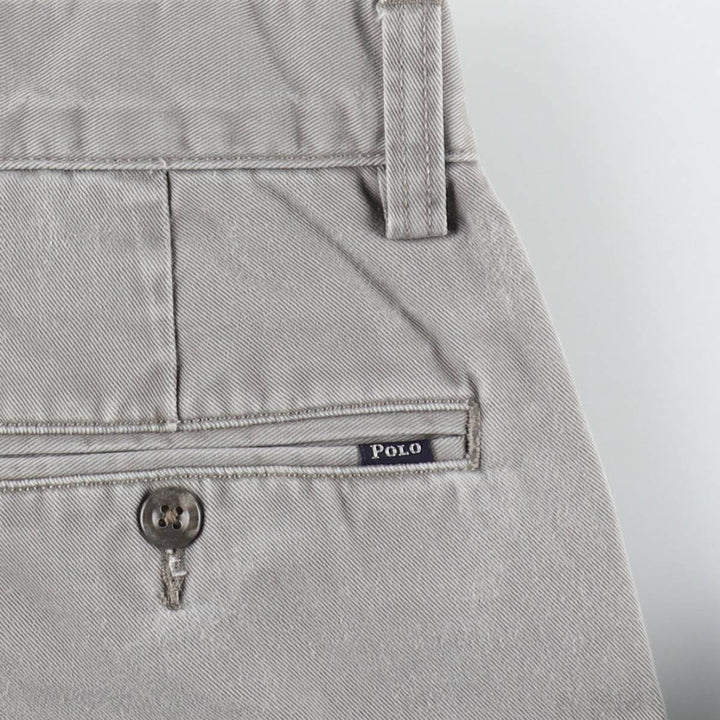 Ralph Lauren POLO RALPH LAUREN CLASSIC FIT Chino Pants, Men's W30 (approx.) cotton gray type Vintage Second Hand