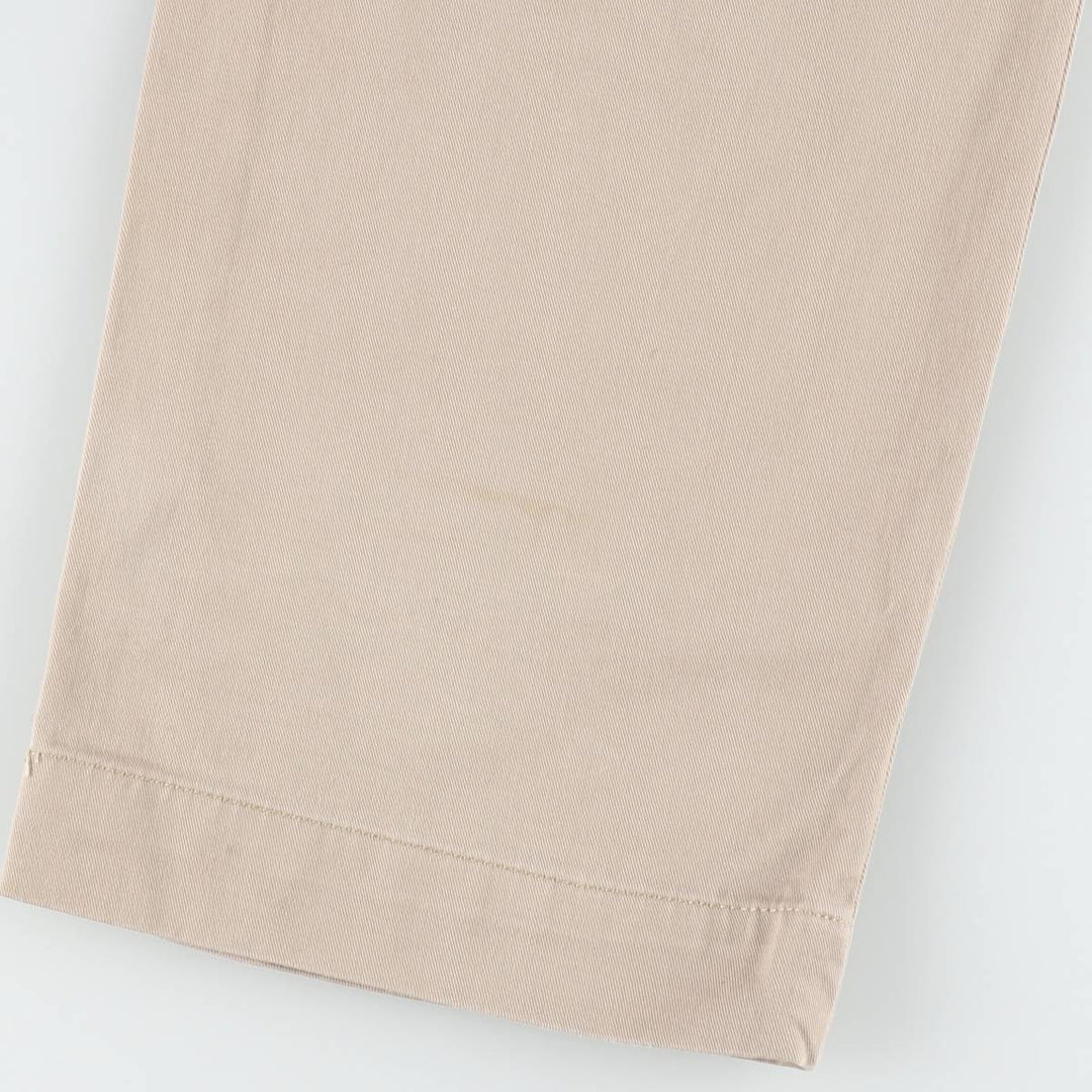 Ralph Lauren POLO by Ralph Lauren ETHAN PANT Two-pleat chino pants for men, size W34 cotton Beige type Vintage Second Hand