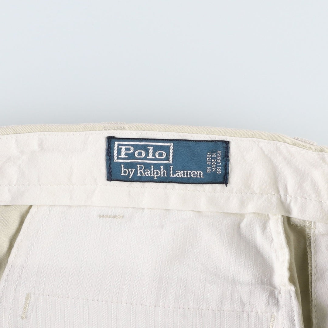 Ralph Lauren POLO by Ralph Lauren Classic Fit Chino Pants, Men's, Size W34 cotton Beige type Vintage Second Hand