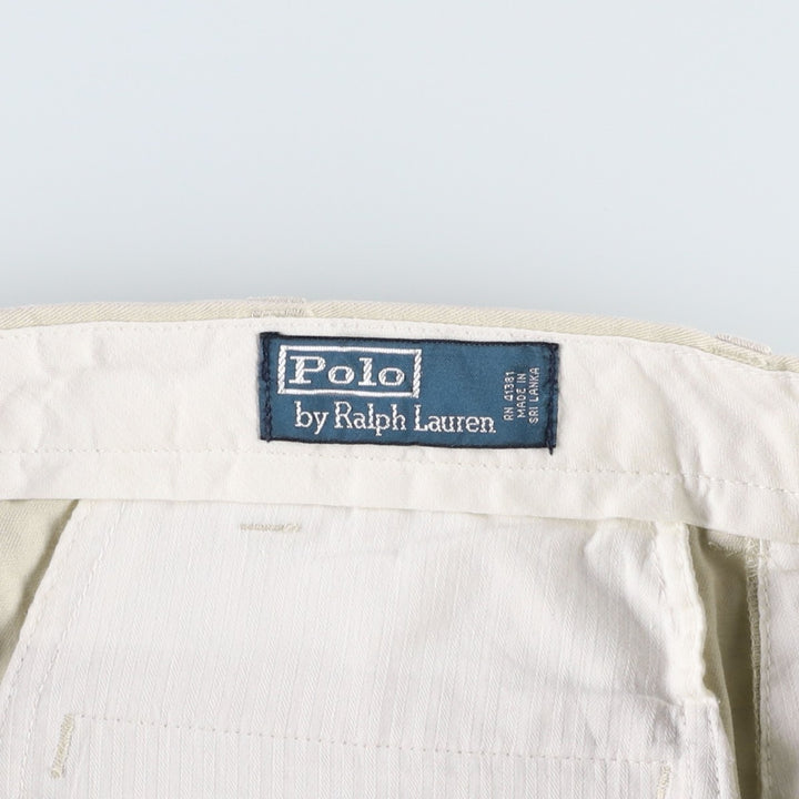 Ralph Lauren POLO by Ralph Lauren Classic Fit Chino Pants, Men's, Size W34 cotton Beige type Vintage Second Hand