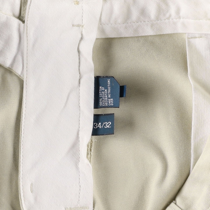 Ralph Lauren POLO by Ralph Lauren Classic Fit Chino Pants, Men's, Size W34 cotton Beige type Vintage Second Hand