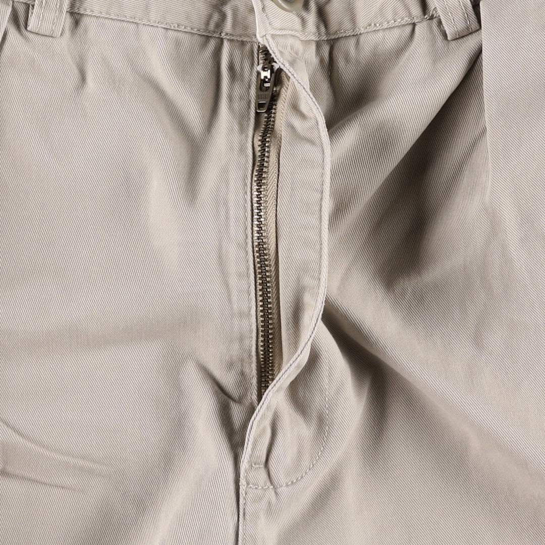 Ralph Lauren POLO by Ralph Lauren ANDREW PANT Two-pleat chino pants for men, equivalent to W33 cotton Beige type Vintage Second Hand