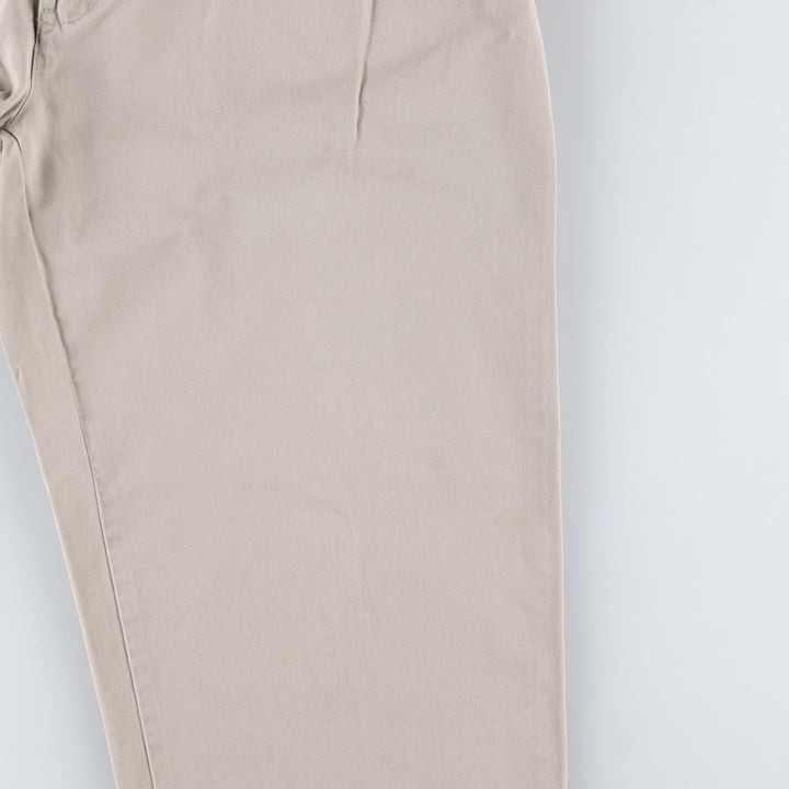 Ralph Lauren POLO by Ralph Lauren ANDREW PANT Two-pleat chino pants for men, equivalent to W33 cotton Beige type Vintage Second Hand