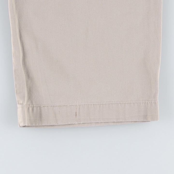 Ralph Lauren POLO by Ralph Lauren ANDREW PANT Two-pleat chino pants for men, equivalent to W33 cotton Beige type Vintage Second Hand