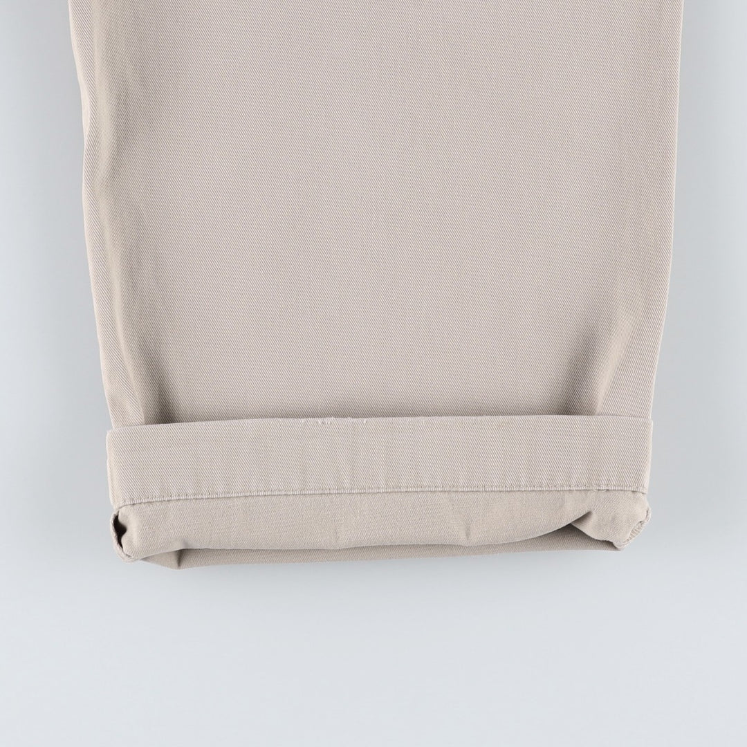 Ralph Lauren POLO by Ralph Lauren ANDREW PANT Two-pleat chino pants for men, equivalent to W33 cotton Beige type Vintage Second Hand