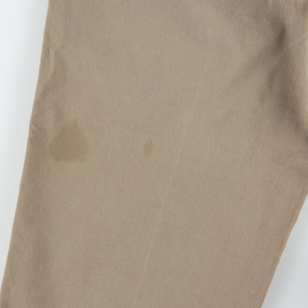 Ralph Lauren POLO by Ralph Lauren ANDREW PANT Two-pleat chino pants for men, equivalent to w36 cotton brown type Vintage Second Hand