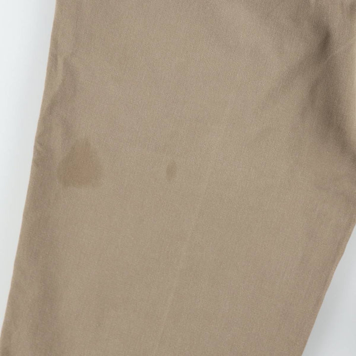 Ralph Lauren POLO by Ralph Lauren ANDREW PANT Two-pleat chino pants for men, equivalent to w36 cotton brown type Vintage Second Hand