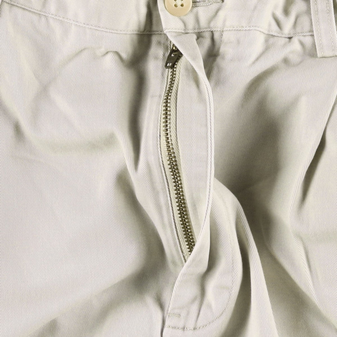 Ralph Lauren POLO RALPH LAUREN HAMMOND PANT, two-pleat chino pants, men's size W36 cotton Beige type Vintage Second Hand