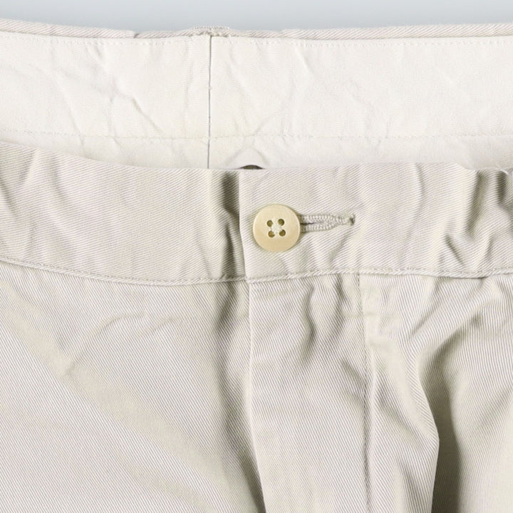 Ralph Lauren POLO RALPH LAUREN HAMMOND PANT, two-pleat chino pants, men's size W36 cotton Beige type Vintage Second Hand
