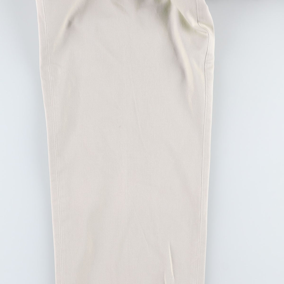 Ralph Lauren POLO RALPH LAUREN HAMMOND PANT, two-pleat chino pants, men's size W36 cotton Beige type Vintage Second Hand
