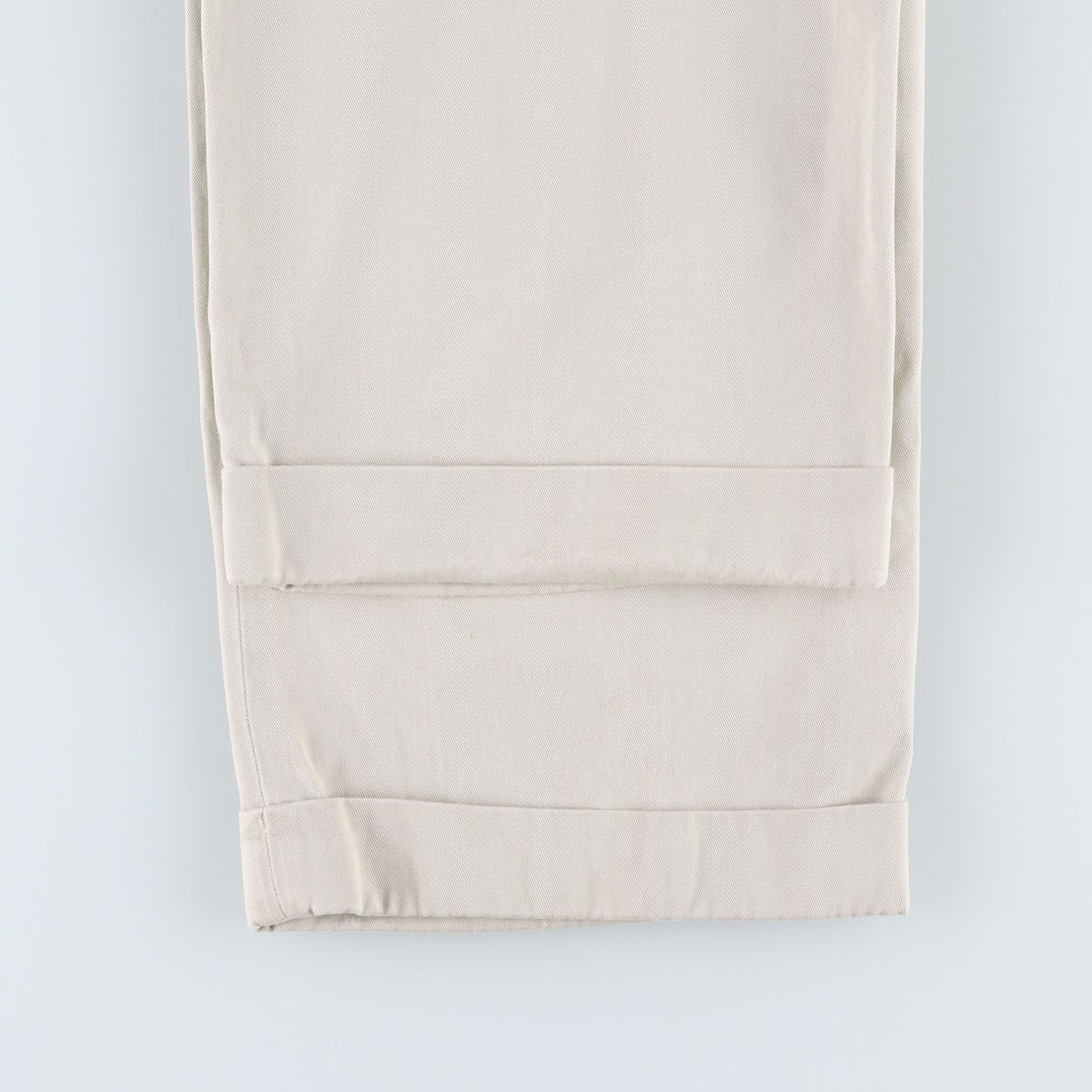 Ralph Lauren POLO RALPH LAUREN HAMMOND PANT, two-pleat chino pants, men's size W36 cotton Beige type Vintage Second Hand