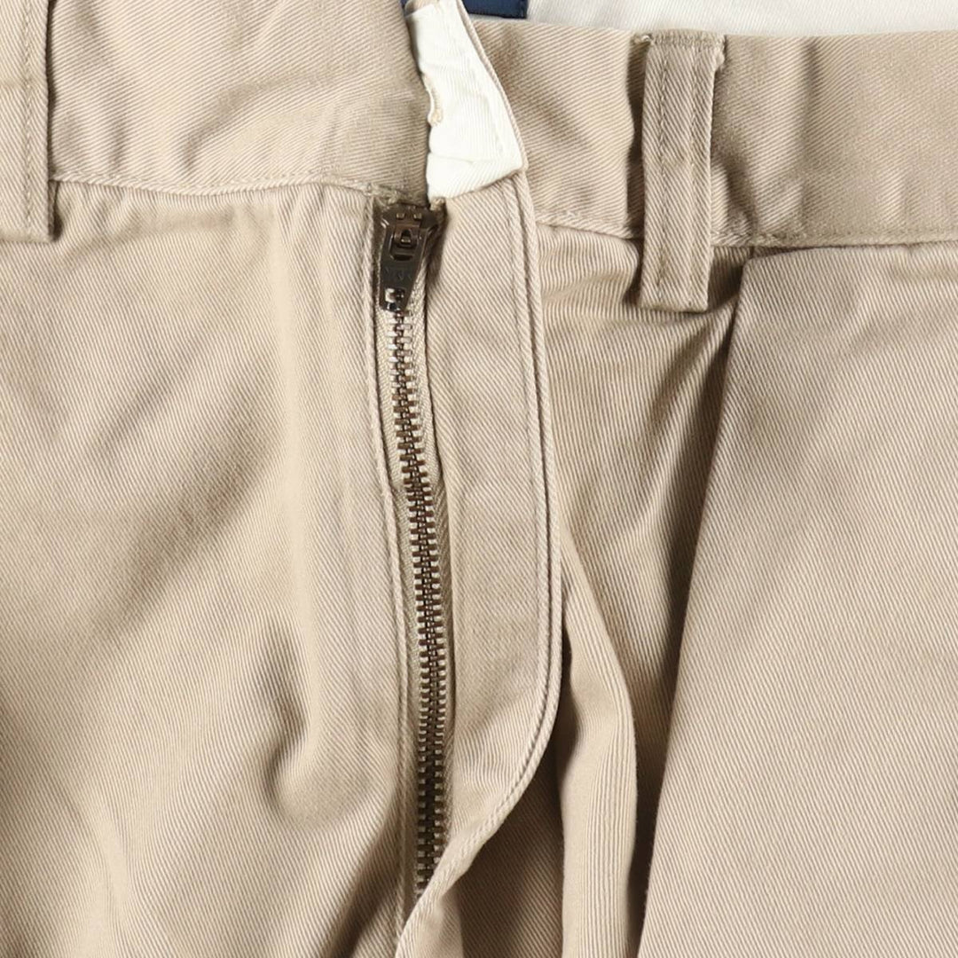 Ralph Lauren POLO by Ralph Lauren ANDREW PANT Two-pleat chino pants for men, W30 equivalent cotton Beige type Vintage Second Hand