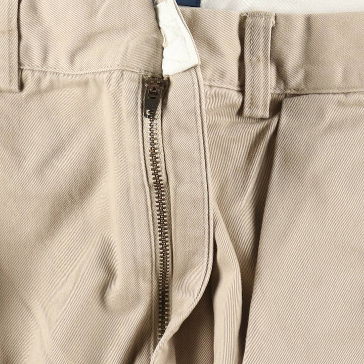 Ralph Lauren POLO by Ralph Lauren ANDREW PANT Two-pleat chino pants for men, W30 equivalent cotton Beige type Vintage Second Hand