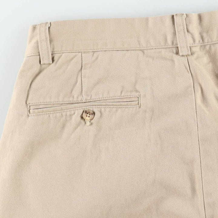 Ralph Lauren POLO by Ralph Lauren ANDREW PANT Two-pleat chino pants for men, W30 equivalent cotton Beige type Vintage Second Hand