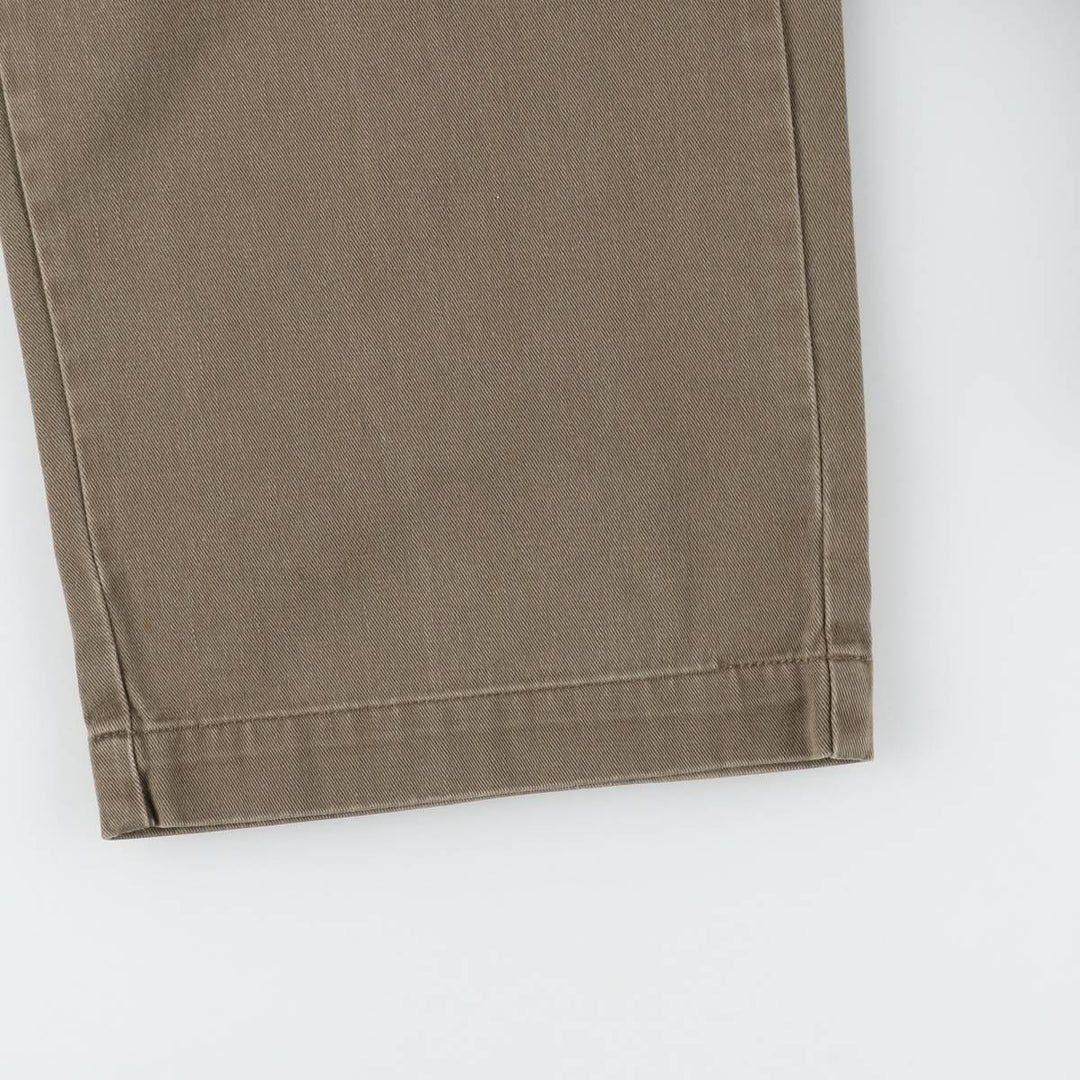 Ralph Lauren POLO by Ralph Lauren ANDREW PANT Two-pleat chino pants for men, equivalent to W34 cotton brown type Vintage Second Hand