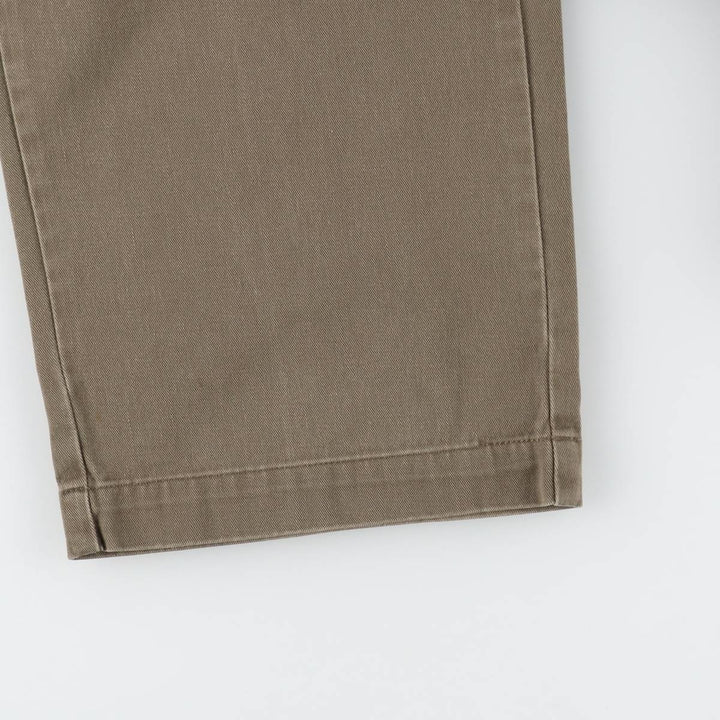 Ralph Lauren POLO by Ralph Lauren ANDREW PANT Two-pleat chino pants for men, equivalent to W34 cotton brown type Vintage Second Hand