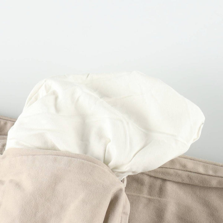 Ralph Lauren POLO by Ralph Lauren ANDREW PANT Two-pleat chino pants for men, W30 equivalent cotton Beige type Vintage Second Hand