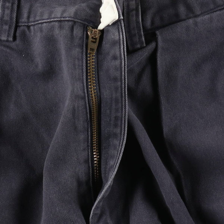 Ralph Lauren POLO by Ralph Lauren ANDREW PANT Two-pleat Chino Pants Men's Size W29 cotton navy blue type Vintage Second Hand
