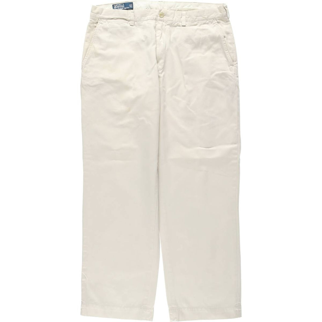 Ralph Lauren POLO by Ralph Lauren PRESTON PANT Chino pants for men, equivalent to w35 cotton Beige type Vintage Second Hand