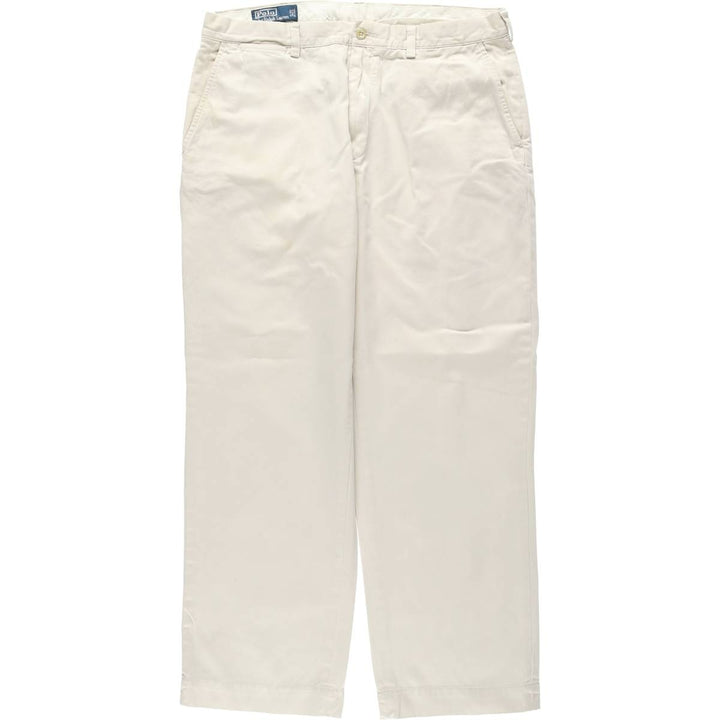Ralph Lauren POLO by Ralph Lauren PRESTON PANT Chino pants for men, equivalent to w35 cotton Beige type Vintage Second Hand
