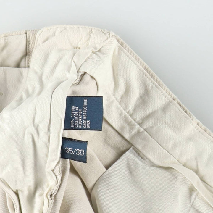 Ralph Lauren POLO by Ralph Lauren PRESTON PANT Chino pants for men, equivalent to w35 cotton Beige type Vintage Second Hand