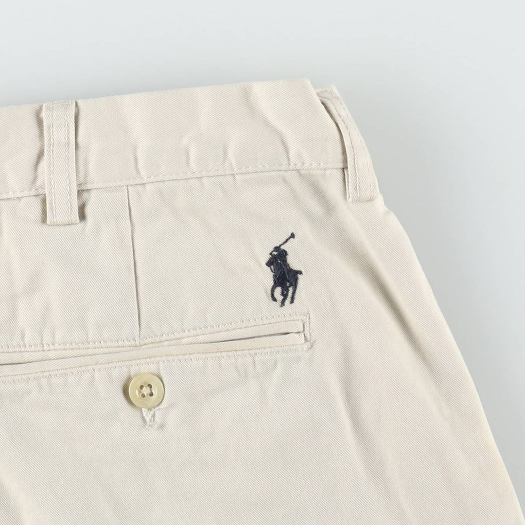 Ralph Lauren POLO by Ralph Lauren PRESTON PANT Chino pants for men, equivalent to w35 cotton Beige type Vintage Second Hand
