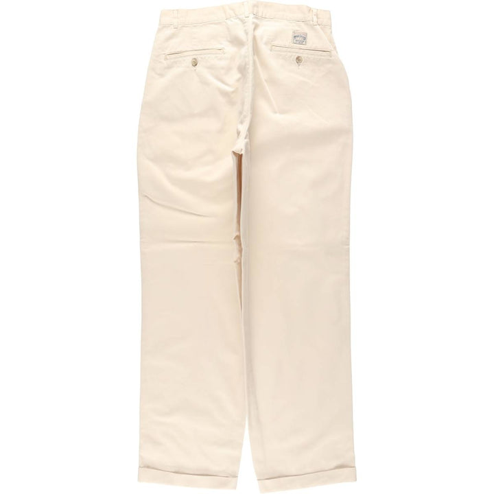 Ralph Lauren POLO by Ralph Lauren Two-pleat Chino Pants for Men, W31 equivalent cotton Beige type Vintage Second Hand