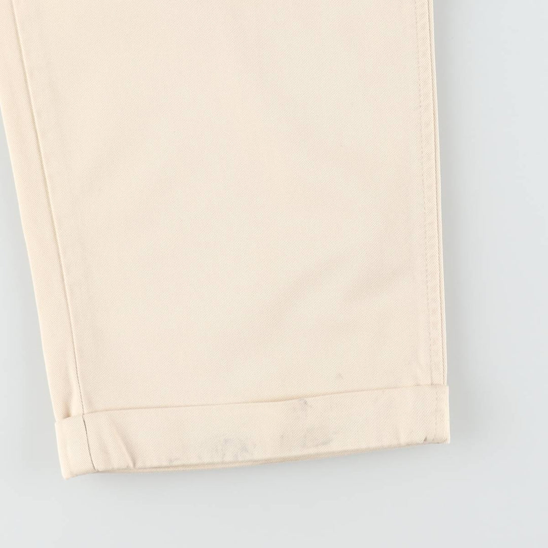 Ralph Lauren POLO by Ralph Lauren Two-pleat Chino Pants for Men, W31 equivalent cotton Beige type Vintage Second Hand