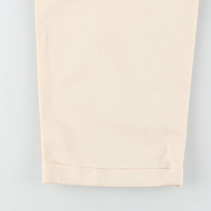 Ralph Lauren POLO by Ralph Lauren Two-pleat Chino Pants for Men, W31 equivalent cotton Beige type Vintage Second Hand