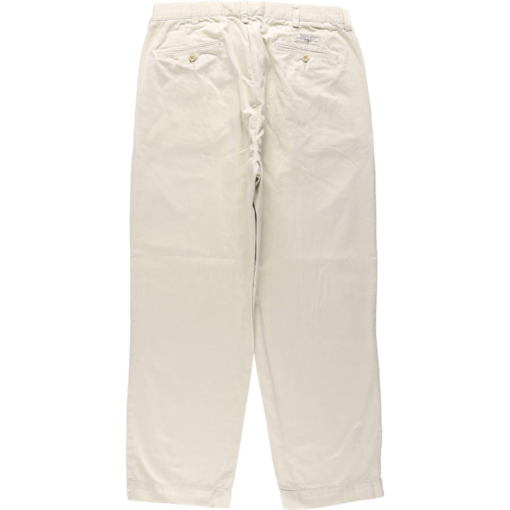 Ralph Lauren POLO by Ralph Lauren PROSPECT PANT Chino pants for men, equivalent to w34 cotton Beige type Vintage Second Hand