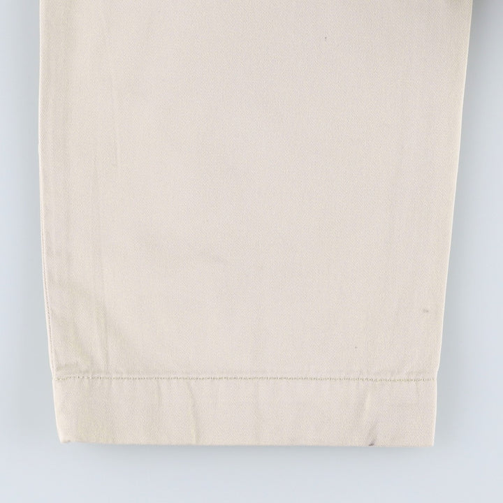Ralph Lauren POLO by Ralph Lauren PROSPECT PANT Chino pants for men, equivalent to w34 cotton Beige type Vintage Second Hand
