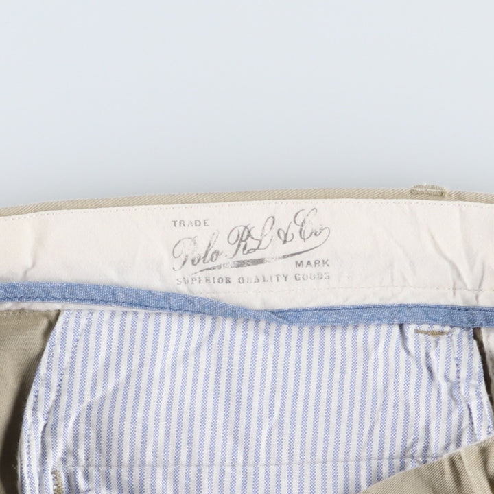 Ralph Lauren POLO by Ralph Lauren CLASSIC FIT Chino Pants for Men, W32 equivalent cotton Beige type Vintage Second Hand