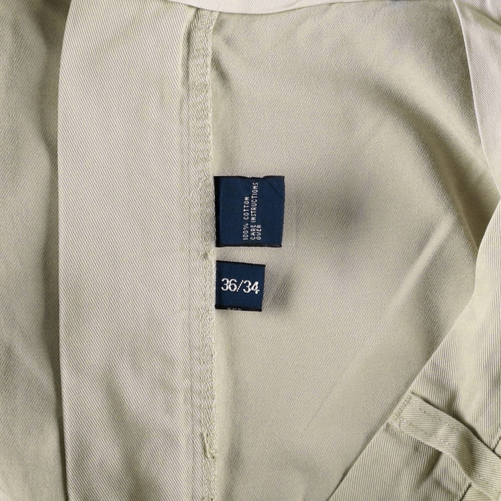 Ralph Lauren POLO RALPH LAUREN HAMMOND PANT, two-pleat chino pants, men's size W37 cotton Beige type Vintage Second Hand