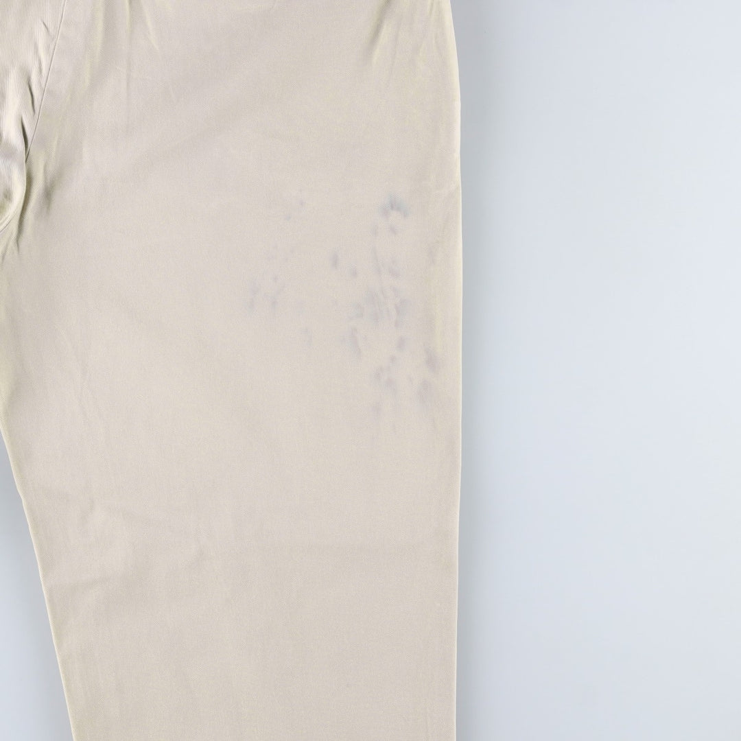 Ralph Lauren POLO RALPH LAUREN HAMMOND PANT, two-pleat chino pants, men's size W37 cotton Beige type Vintage Second Hand