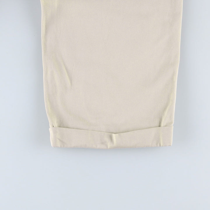 Ralph Lauren POLO RALPH LAUREN HAMMOND PANT, two-pleat chino pants, men's size W37 cotton Beige type Vintage Second Hand