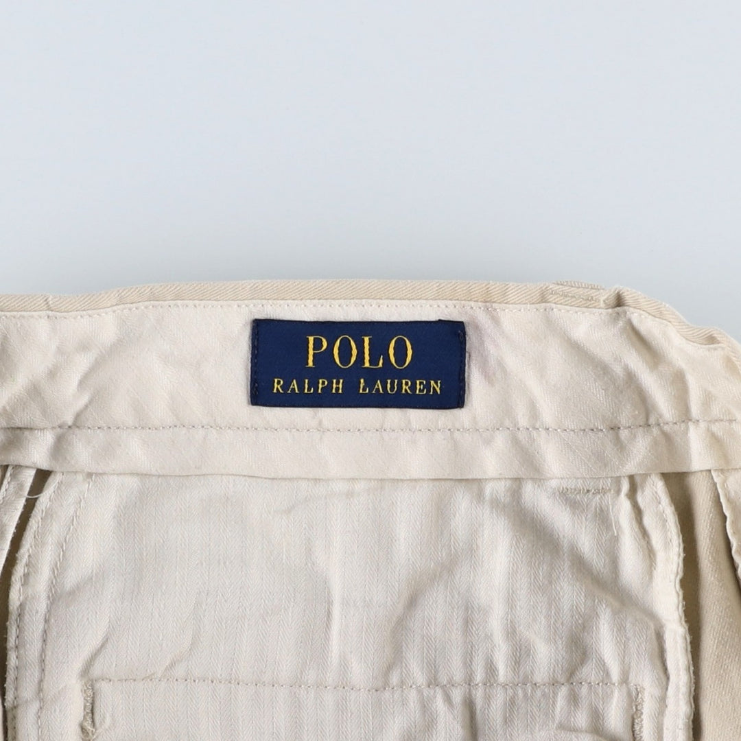 Ralph Lauren POLO RALPH LAUREN CLASSIC FIT Chino Pants Men's Size W32 cotton Beige type Vintage Second Hand