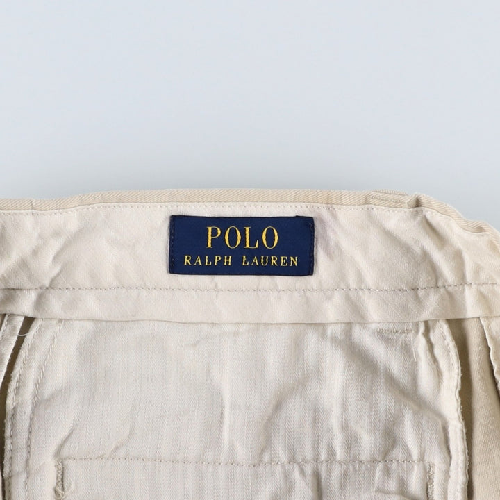 Ralph Lauren POLO RALPH LAUREN CLASSIC FIT Chino Pants Men's Size W32 cotton Beige type Vintage Second Hand