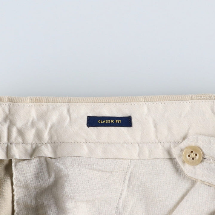 Ralph Lauren POLO RALPH LAUREN CLASSIC FIT Chino Pants Men's Size W32 cotton Beige type Vintage Second Hand