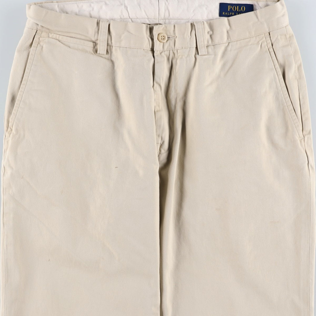 Ralph Lauren POLO RALPH LAUREN CLASSIC FIT Chino Pants Men's Size W32 cotton Beige type Vintage Second Hand