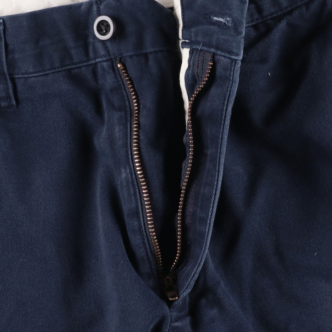 Ralph Lauren POLO by Ralph Lauren PRESTON PANT Chino pants for men, equivalent to W32 cotton navy blue type Vintage Second Hand