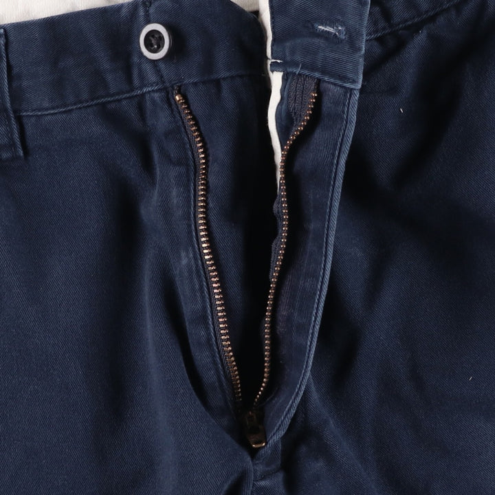 Ralph Lauren POLO by Ralph Lauren PRESTON PANT Chino pants for men, equivalent to W32 cotton navy blue type Vintage Second Hand