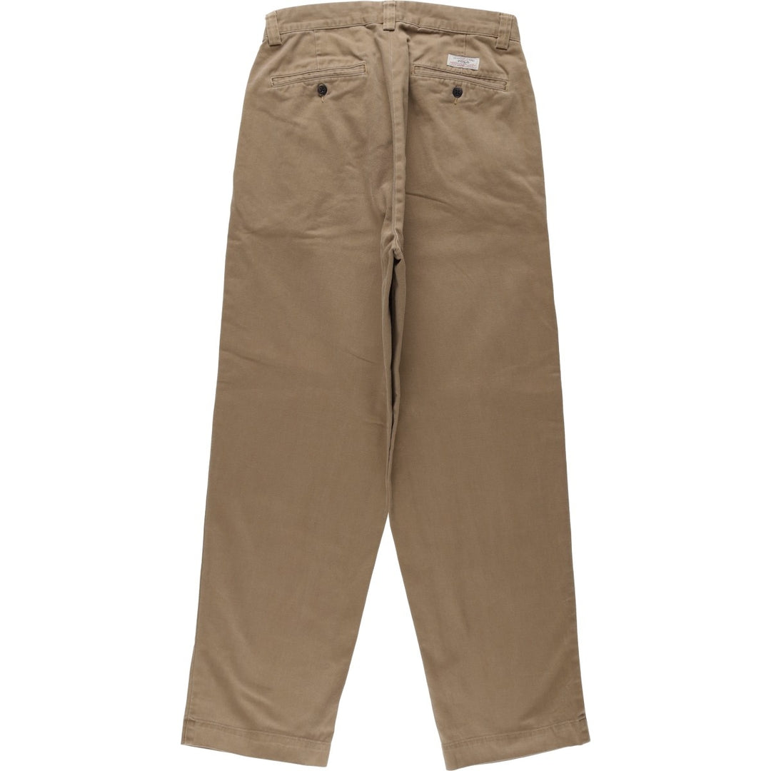 Ralph Lauren POLO by Ralph Lauren PHILIP PANT Chino Pants, Men's W30 equivalent. cotton brown type Vintage Second Hand