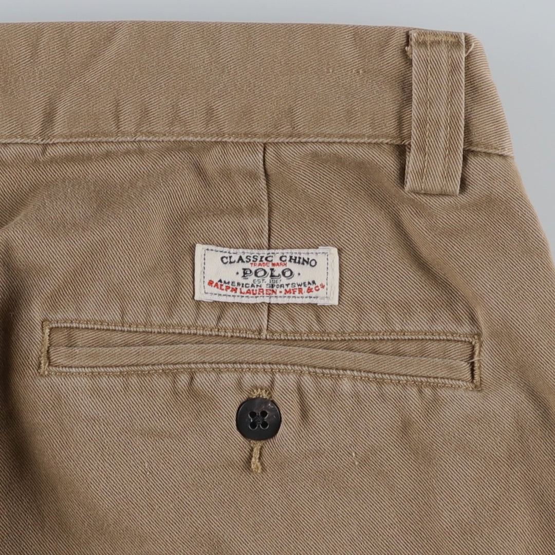 Ralph Lauren POLO by Ralph Lauren PHILIP PANT Chino Pants, Men's W30 equivalent. cotton brown type Vintage Second Hand