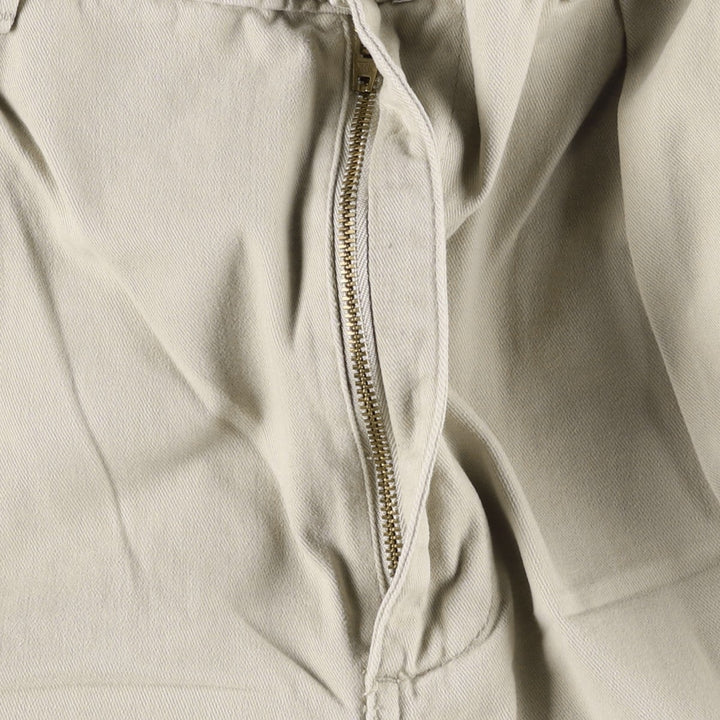 Ralph Lauren POLO JEANS COMPANY Two-Pleat Chino Pants, Men's Size W34 (approx.) cotton Beige type Vintage Second Hand