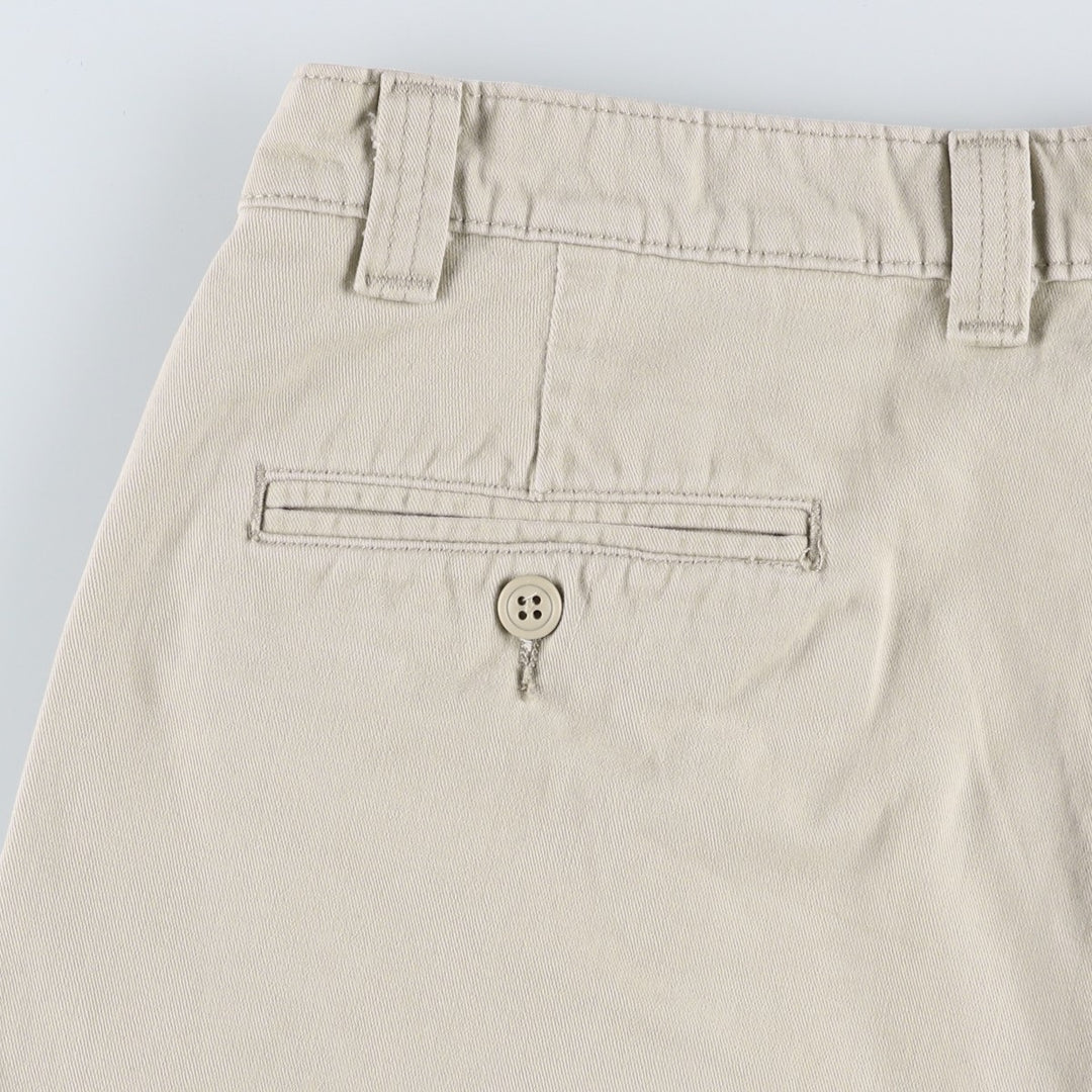 Ralph Lauren POLO JEANS COMPANY Two-Pleat Chino Pants, Men's Size W34 (approx.) cotton Beige type Vintage Second Hand