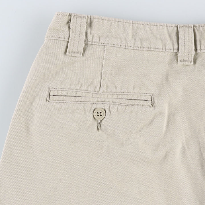 Ralph Lauren POLO JEANS COMPANY Two-Pleat Chino Pants, Men's Size W34 (approx.) cotton Beige type Vintage Second Hand