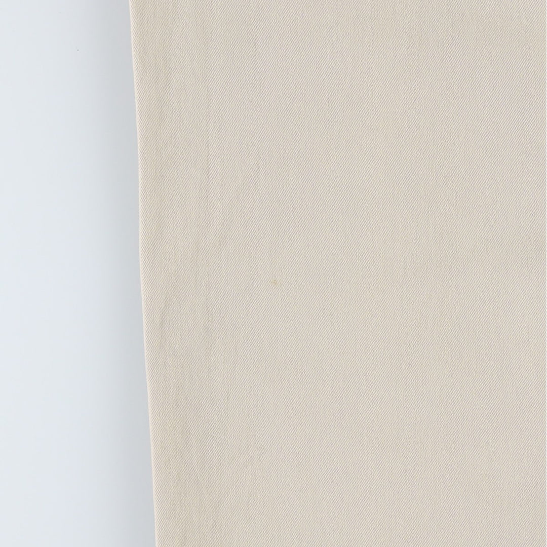 Ralph Lauren POLO JEANS COMPANY Two-Pleat Chino Pants, Men's Size W34 (approx.) cotton Beige type Vintage Second Hand