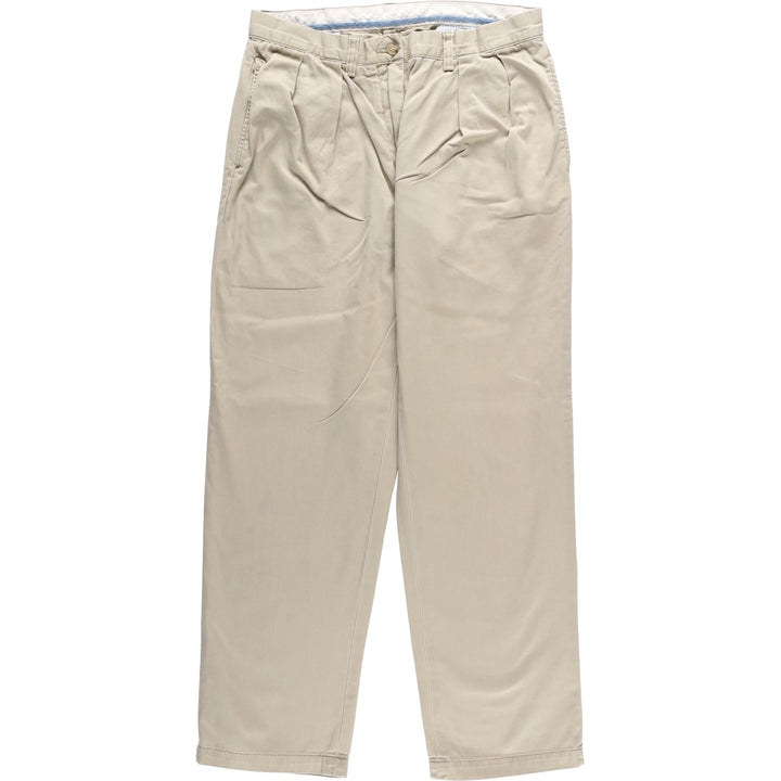 Ralph Lauren POLO by Ralph Lauren Classic Fit Two-Pleated Chino Pants, Men's, Size W32 cotton Beige type Vintage Second Hand